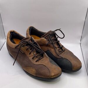 Timberland Two-Tone Brown and Black Derbys